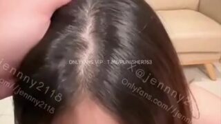 คลิปหลุดไทย น้องเจนนี่คนสวย Jennny2118 จัดคอมโบเย็ดเสียวเด็ดๆให้หวานใ ทั้งอมเลีย ต่อด้วยขย่มควยอย่างเป็นงานจนผัวเกือยเสร็จ